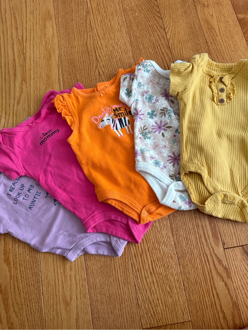 Baby Girl Short Sleeve Onesie Bundle